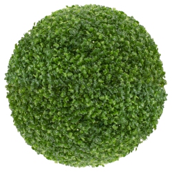 NORTHLIGHT 19" Two Tone Artificial Topiary Boxwood Garden Ball In Green