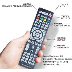 ALBERTATECH Formuler Remote - Universal Replacement Remote Control for All Dreamlink/formuler Boxes, Samsung Tv And Lg Tv, Lcd Led