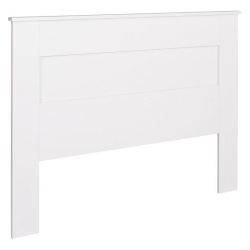 WRIGHT HOME Traditional Queen Flat Panel Wood Headboard In In White