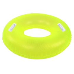 NORTHLIGHT 42" Sparkle Inflatable Swimming Pool Tube Ring Float In Yellow
