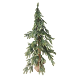NORTHLIGHT 47" Pine Tree With Jute Base Christmas Decoration
