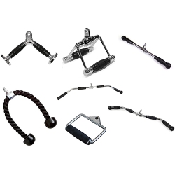 416FITNESSEQUIPMENT 416 Fitness Equipment Cable Attachment Set Of 7