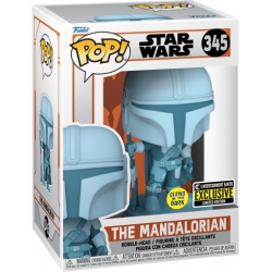 POP Star Wars The Mandalorian 3.75 Inch Action Figure Exclusive - The Mandalorian Hologram #345