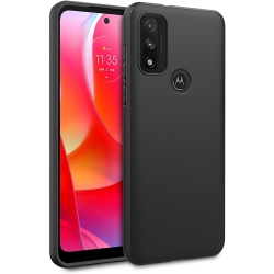 CSMART 【】 Thin Tpu Silicone Jelly Bumper Soft Case Back Cover for Motorola Moto G Power 2022 / G Play 2023 In Black