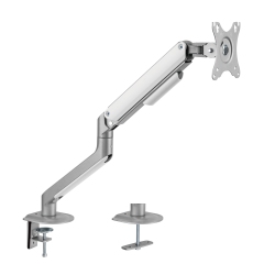 UPLITE Single Spring-Assisted Lcd Monitor Arm Desk Mount Stand Fully Adjustable Articulating Arm for 1 Screen Up to 32