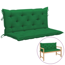 VIDAXL Cushion for Swing Chair 47.2" Fabric In Green