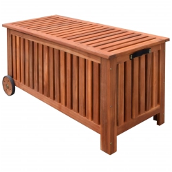VIDAXL Patio Storage Box 46"x20"x23" Wood