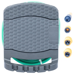 VIDAXL Wall Mounted Hose Reel With Hose Plastic Anthracite