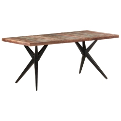 VIDAXL Dining Table 70.9"x35.4"x29.9" Solid Reclaimed Wood