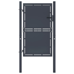 VIDAXL Garden Gate Steel 39.4"x59.1" Anthracite