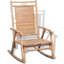VIDAXL Rocking Chair Bamboo