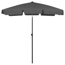 VIDAXL Beach Umbrella Anthracite 70.9"x47.2