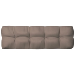 VIDAXL Pallet Sofa Cushion Taupe 47.2"x15.7"x3.9