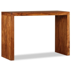 VIDAXL Console Table Solid Wood With Sheesham Finish 43.3"x15.7"x30