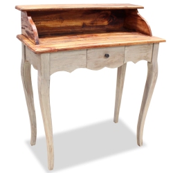VIDAXL Writing Desk Solid Reclaimed Wood 31.5"x15.7"x36.2