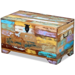 VIDAXL Storage Chest Solid Reclaimed Wood