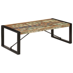 VIDAXL Coffee Table 47.2"x23.6"x15.7" Solid Reclaimed Wood