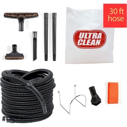 ULTRA CLEAN Premium Central Vacuum Garage Attachment Kit (30Ft)