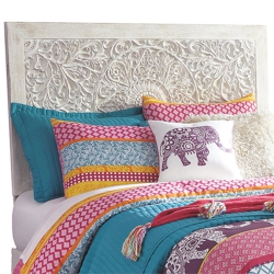 ASHLEY FURNITURE Paxberry Twin Panel Headboard In Whitewash
