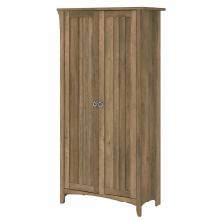 BUSH Salinas Tall Storage Cabinet With Doors In Reclaimed Pine - Engineered Wood