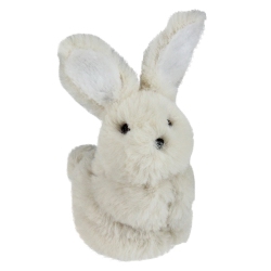 NORTHLIGHT 4.75" Plush Standing Easter Bunny Rabbit Spring Tabletop Figurine In White