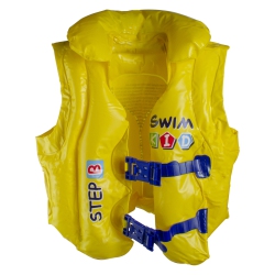 POOL CENTRAL 18" Swim Kid Step B Swimming Pool Training Vest In Yellow