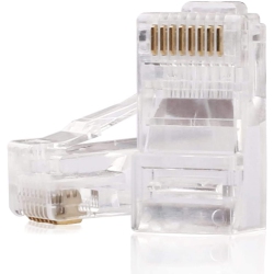 ALBERTATECH Rj45 Connectors, Shd Rj45 Ends Cat6 Connector Cat5E Connector Cat5 Connectors Ethernet Cable Crimp Connectors-50PCs