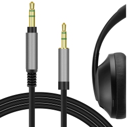 ALBERTATECH Quickfit Audio Cable Compatible With Bose Qc 45, Quietcomfort 35 Ii, Qc 35, Qc 25, 700 Anc, Nc 700 Cable, 2.5Mm