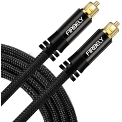 ALBERTATECH Digital Audio Toslink Cable (15 Feet)