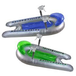 SWIM CENTRAL Set Of 2 And Blue Water Sport Inflatable Battle Board Swimming Pool Squirters - 53" In Green
