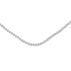 NORTHLIGHT 15' X 6" Pearl Beaded Christmas Garland - Unlit In White