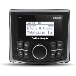 ROCKFORD FOSGATE Pmx-1 Marine Digital Media Receiver With Bluetooth & 2.3" Wet Bonded Full Dot Matrix Lcd Display (Does Not Play CDs)