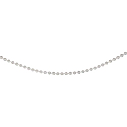 NORTHLIGHT 100' X 0.25" Shiny Clear Iridescent Beaded Artificial Christmas Garland - Unlit