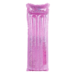 NORTHLIGHT 67" Inflatable Glitter Swimming Pool Lounge In Pink