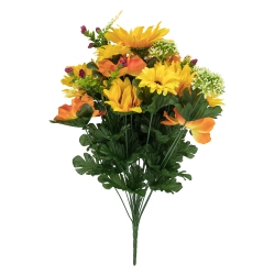 ALLSTATE 21.5" Artificial Sunflower And Daisy Flower Bouquet In Yellow