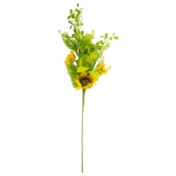 ALLSTATE 33" Sunflower And Wildflower Artificial Floral Silk Spray