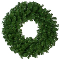 NORTHLIGHT Deluxe Dorchester Full Pine Artificial Christmas Wreath, 24-Inch, Unlit