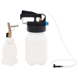 VIDAXL Pneumatic Brake Bleeder Extractor Pump With Filler Bottle 0.92 Gal