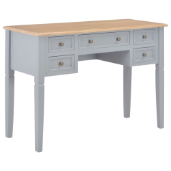 VIDAXL Writing Desk 43.1"x17.7"x30.5" Wood In Gray