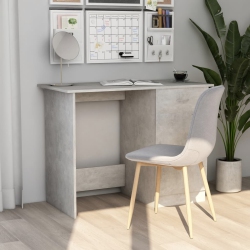 VIDAXL Desk Concrete 39.4"x19.7"x29.9" Chipboard In Gray