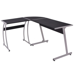 VIDAXL Corner Desk L-Shaped In Black