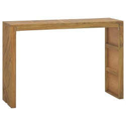 VIDAXL Console Table 43.3"x13.8"x29.5" Solid Teak Wood