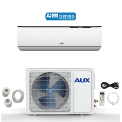 AUX 12, 000 Btu 115-Volt 17 Seer 600-Sq.ft Ductless Mini Split Air Conditioner With Heat Pump, 25Ft Installation Kit