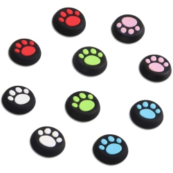 ALBERTATECH 5 Pair/10 PCs Replacement Silicone Analog Controller Joystick Thumb Stick Grips Caps Cover for Ps4 Ps3 Ps2