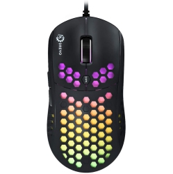 ALBERTATECH Falcon Full RGB Wired Lightweight 70G Gaming Mouse 16000Dpi Sensor (Pixart Pmw 3389), 1000Hz Report Rate