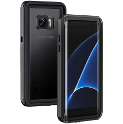 ALBERTATECH Galaxy S7 Edge Case, Ip68 Waterproof Dustproof Shockproof Full Body Sealed Underwater Protective Cover