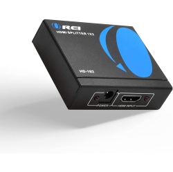 ALBERTATECH 4K 1X2 HDMI Splitter - 1 Port to 2 HDMI Display Duplicate/mirror - Powered Splitter Ver 1.4 Certified for Full HD