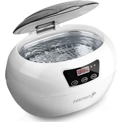 ALBERTATECH Ultrasonic Cleaner, Professional Jewelry Polisher With Digital Timer (18 Preset Cycle, 600 Milliliter Stainless