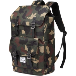 ALBERTATECH Backpack for Men, Casual Water-Resistant Hiking Camping Daypack Rucksack Travel School Backpack Drawsg