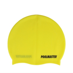 SWIM CENTRAL 8.5" Unisex Adult Swim Cap for Swimming Pools And Spas In Yellow
